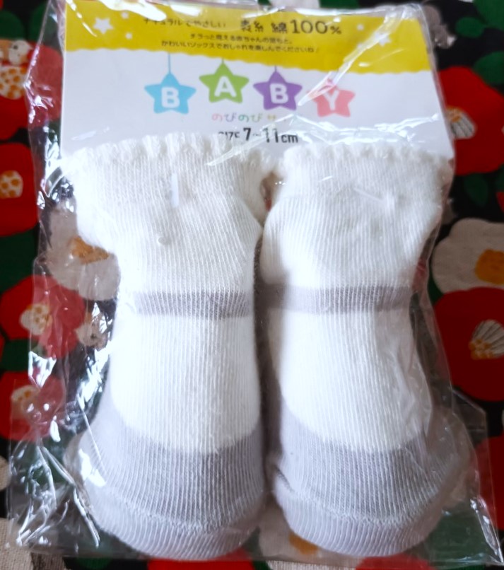BABY socks Size : 7-11 cm ถุงเท้าสำหรับทารก จากญี่ปุ่น น่ารักนุ่มใส่สบาย