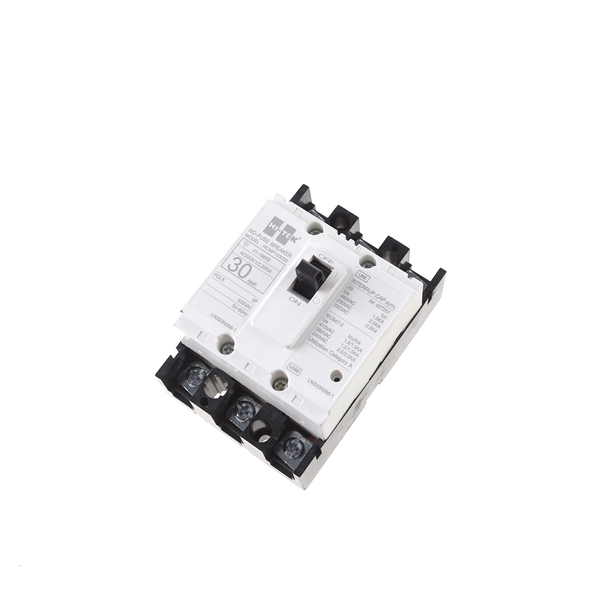HI-TEK เบรกเกอร์ 3P 30A รุ่น HT30-CP