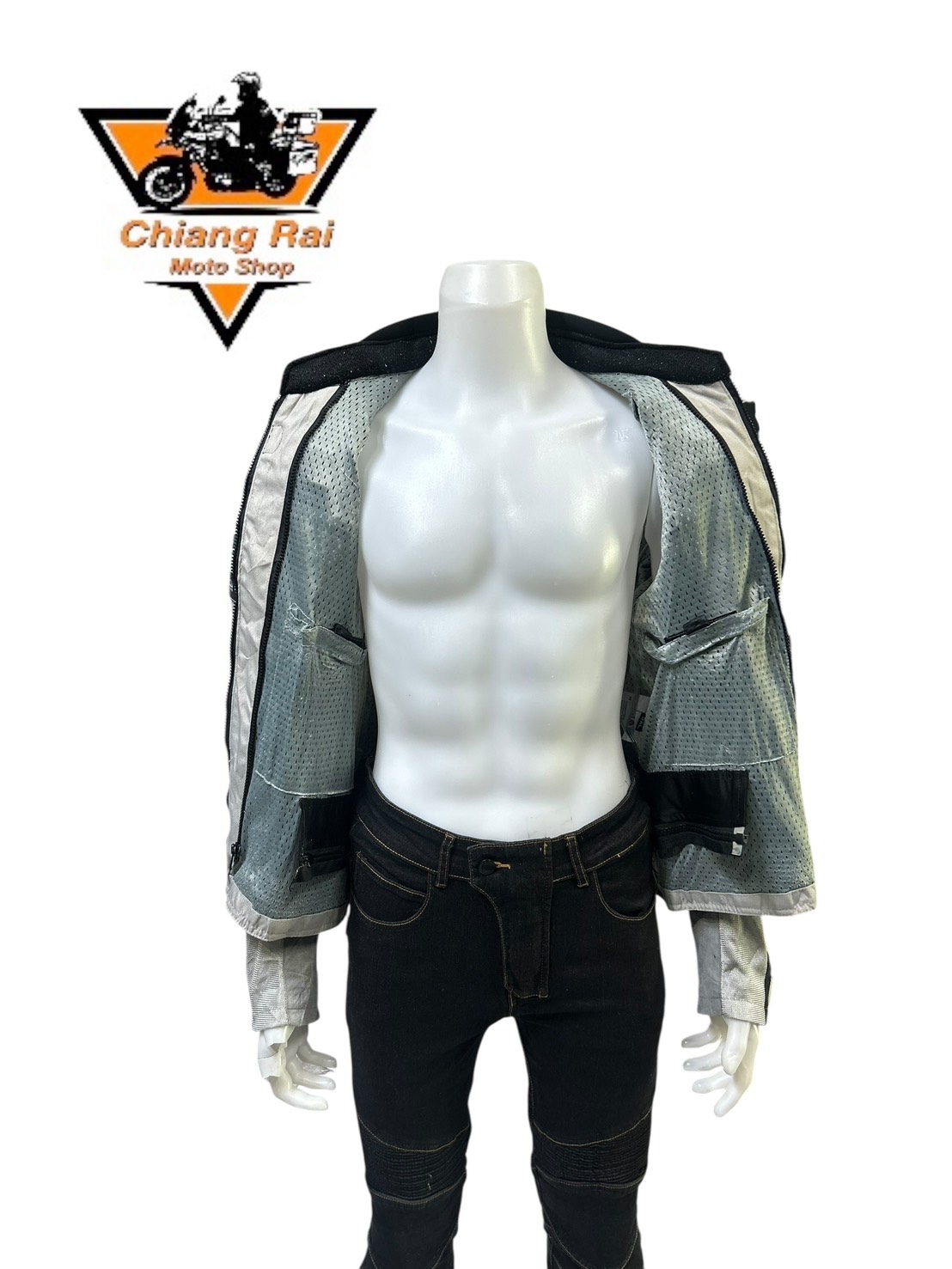 เสื้อขี่มอเตอร์ไซด์( มือสอง) CRSB 065 : อก 46" ยาว 25" (L) **HELD**