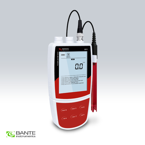 เครื่องวัดค่า ORP แบบพกพา (Portable PH Meter) Bante รุ่น 221