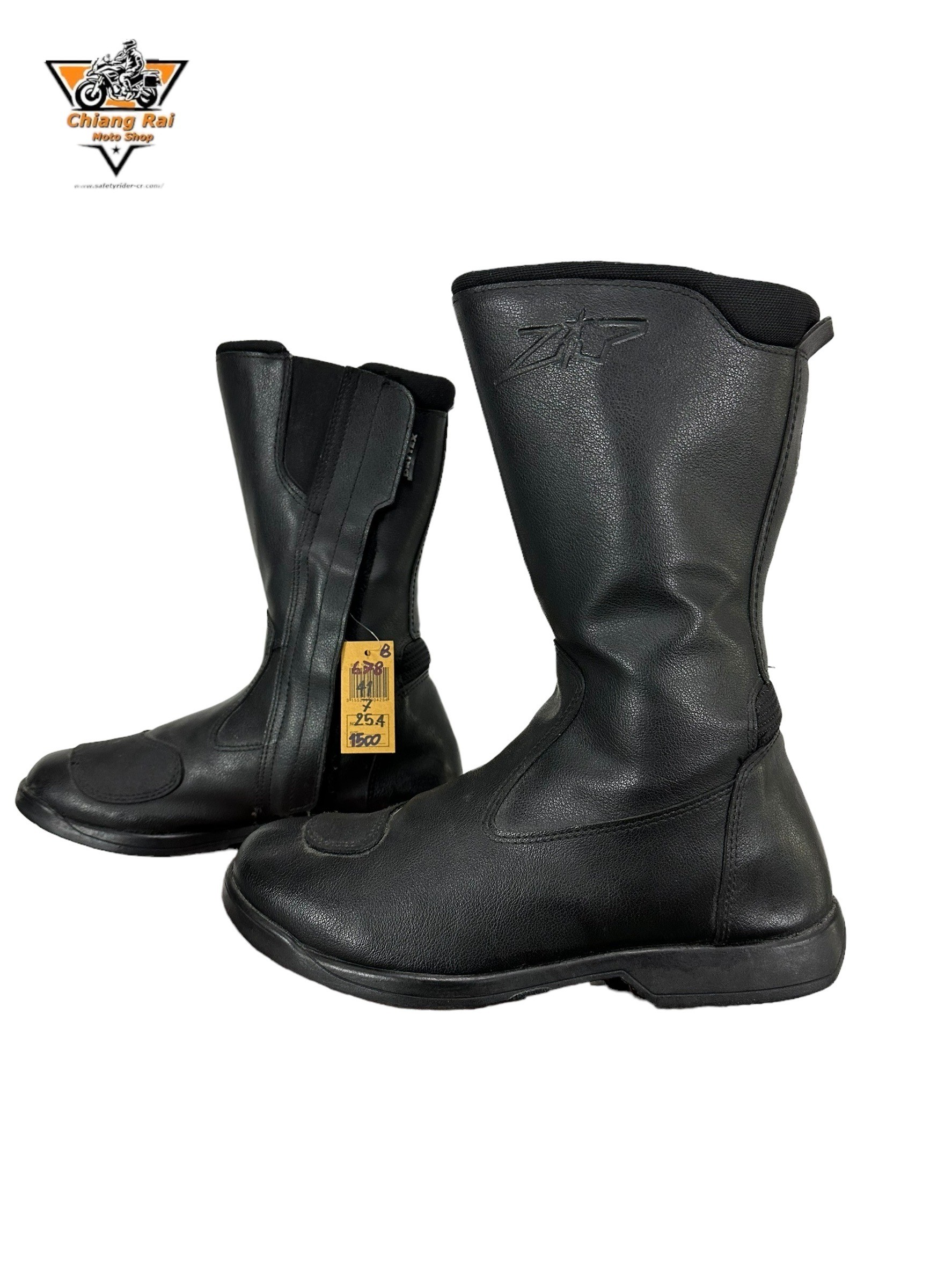 รองเท้าขี่มอเตอร์ไซด์( มือสอง) RCBS-678 Size ขนาดจากป้าย 41:EUR / 7:UK / 25.4:Cm.(NO RBAND)