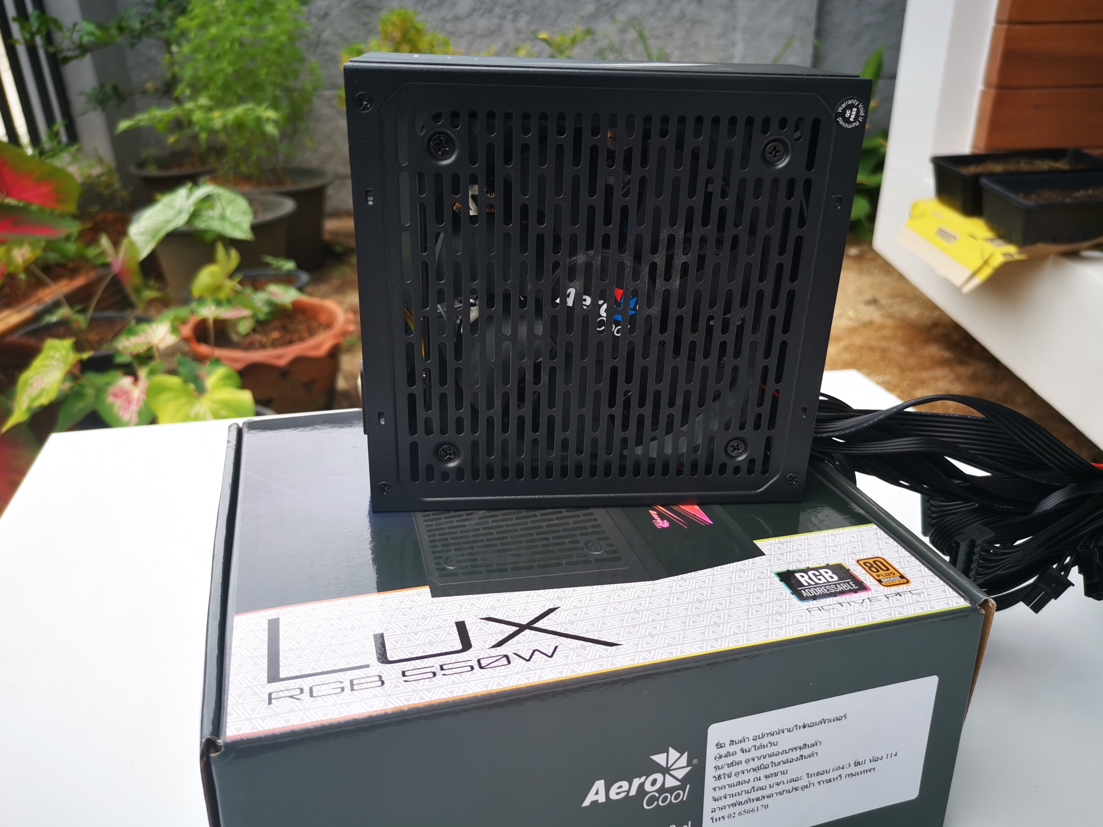 PSU AEROCOOL LUX RGB 550W (80+ Bronze)