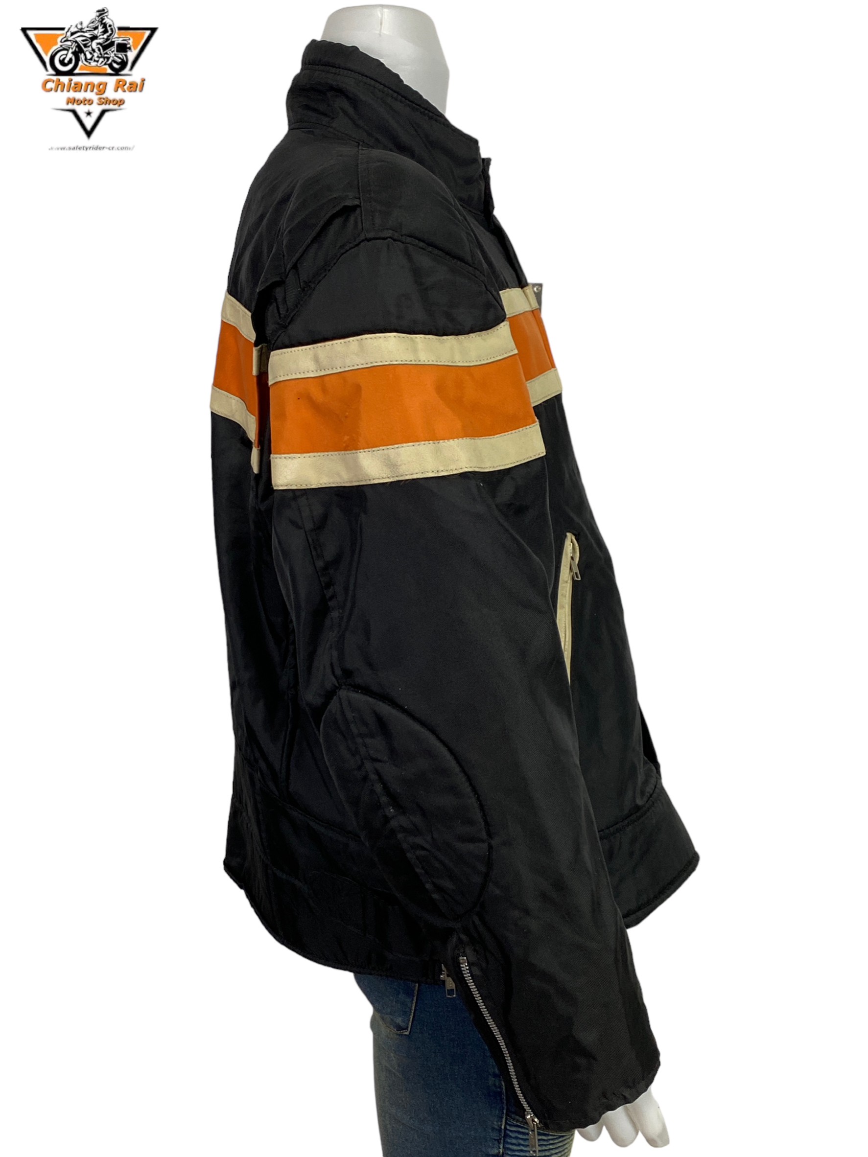 เสื้อขี่มอเตอร์ไซด์( มือสอง) RCSA 710: อก 50" ยาว 25" (XL)**RODS** (ไม่มีการ์ด)