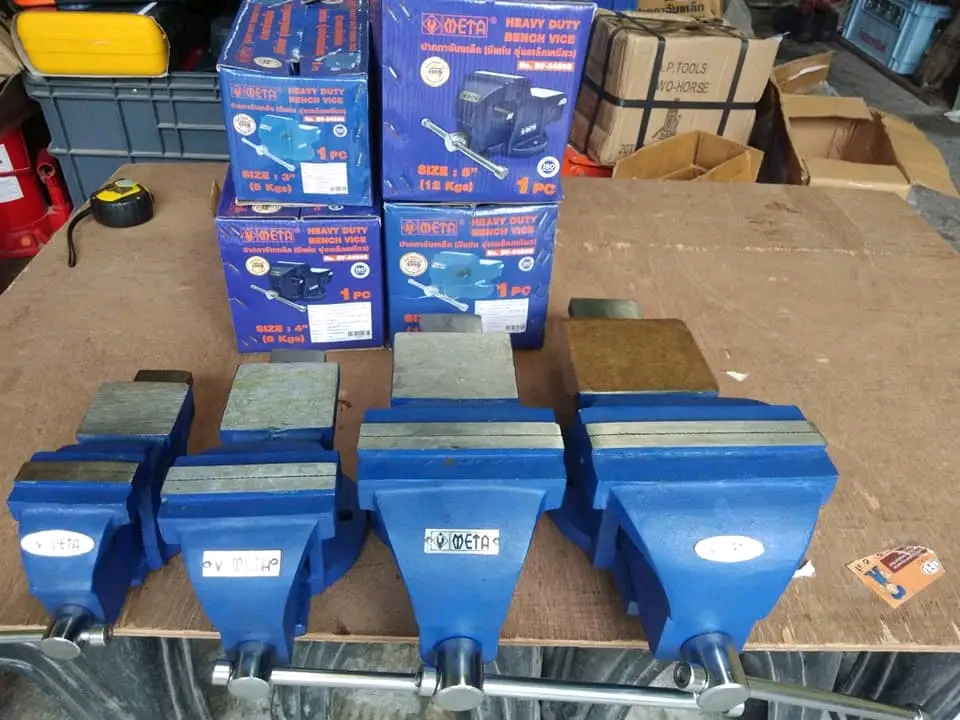 ปากกาจับชิ้นงาน ยี่ห้อ META มีขนาด 3นิ้ว 4นิ้ว 5นิ้ว 6นิ้ว