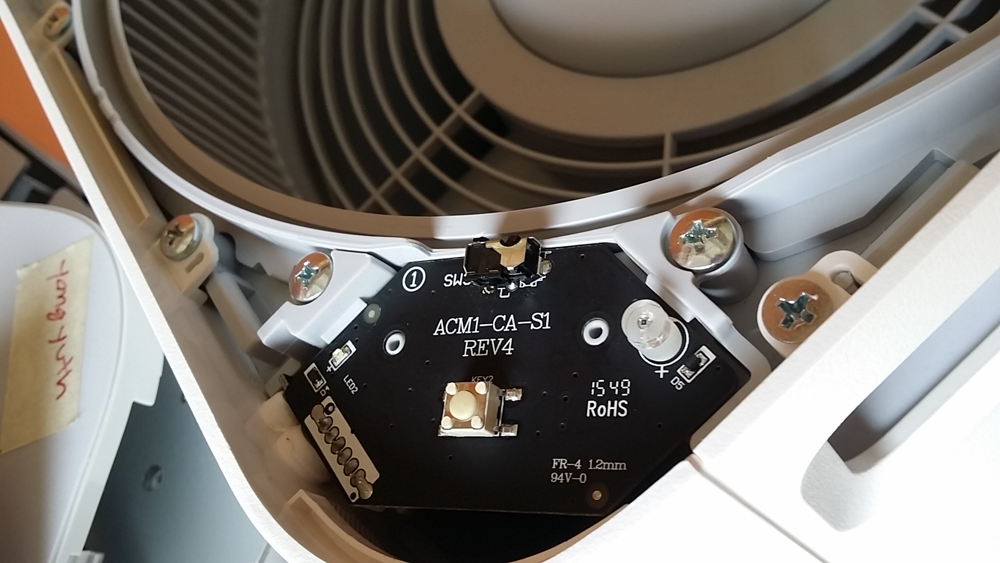 ซ่อมเครื่องฟอกอากาศ ยี่ห้อ XIAOMI รุ่น MI Air Purifier อาการเครื่องไม่ทำงาน