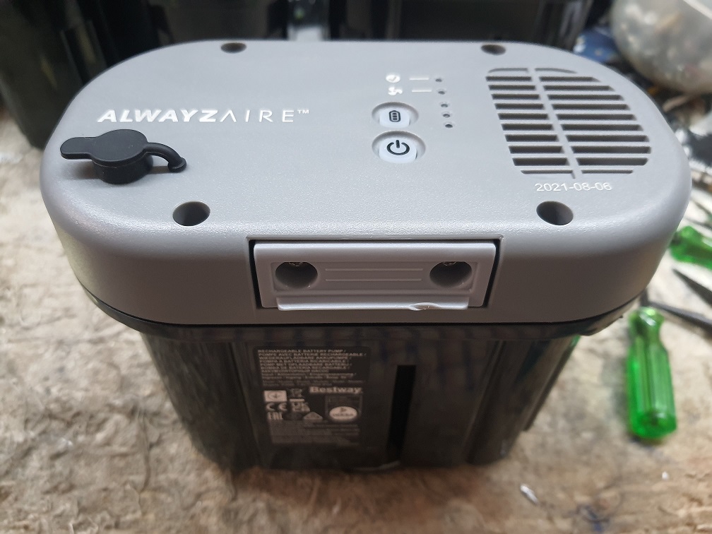 ซ่อมปั้มลมสำหรับที่นอนเป่าลมควีน ยี่ห้อ Bestway รุ่น P3066 อาการเครื่องไม่ทำงาน
