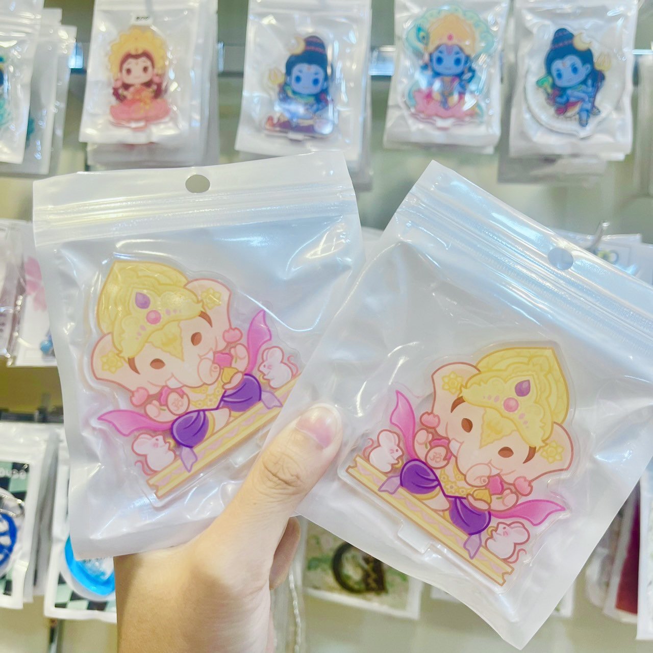 (มีของพร้อมส่ง) เทพฮินดู Standee Acrylic 7 cm (อัพเดตลายใหม่!!)