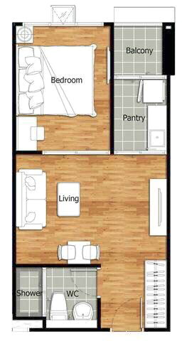 ให้เช่าคอนโด Regent Home Tiwanon 25