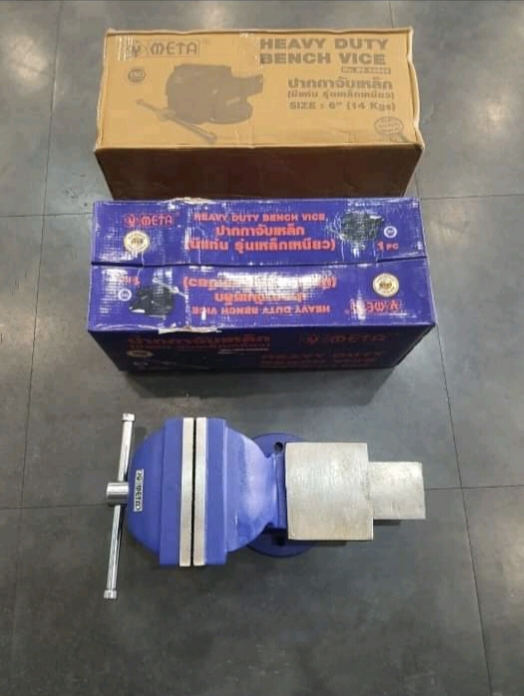 ปากกาจับเหล็ก ปากกาจับงาน ยี่ห้อ META 6 นิ้ว