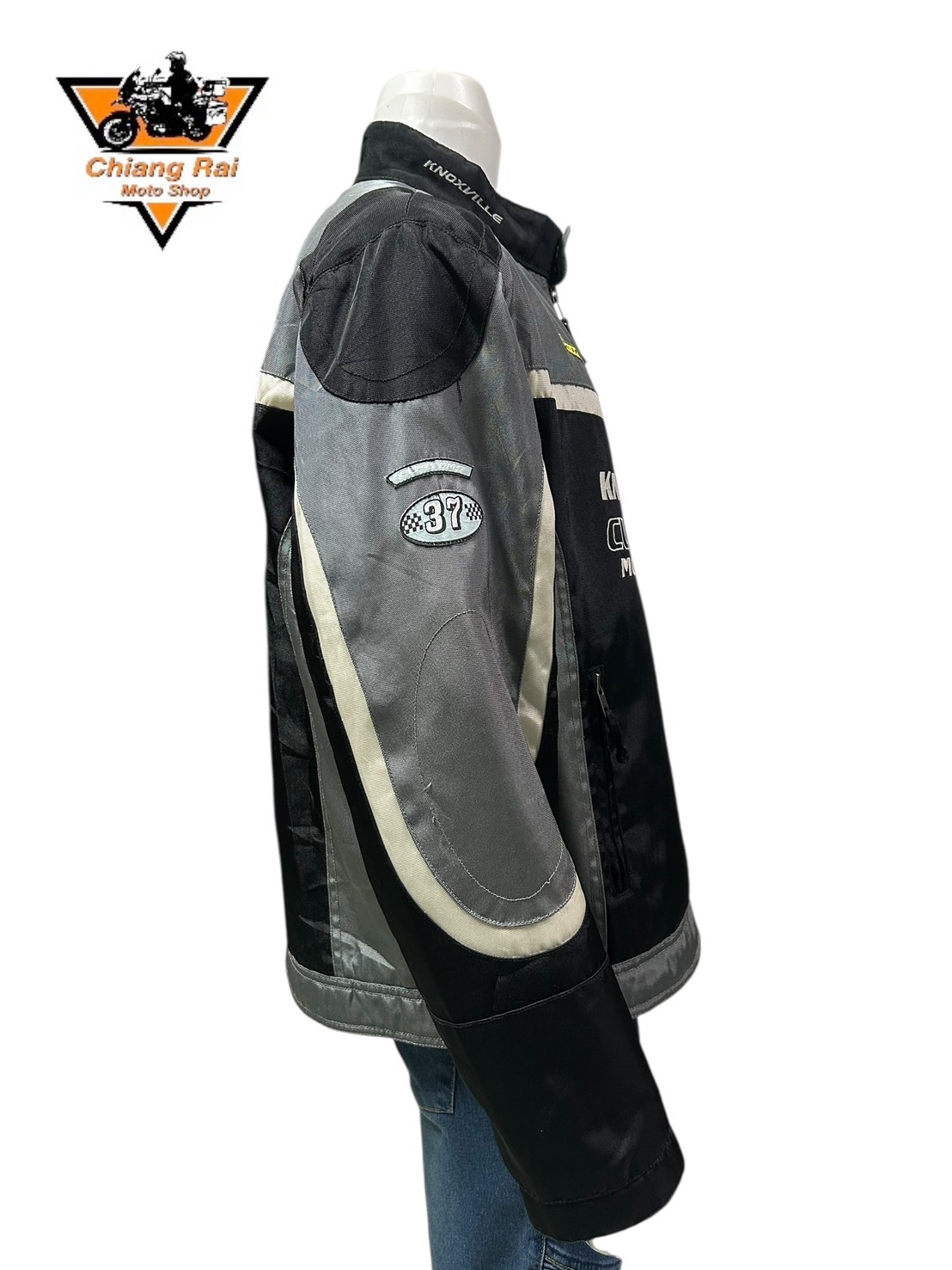 เสื้อขี่มอเตอร์ไซด์( มือสอง) CRSB 042 : อก 48" ยาว 26" (L) **ไม่มีการ์ด**