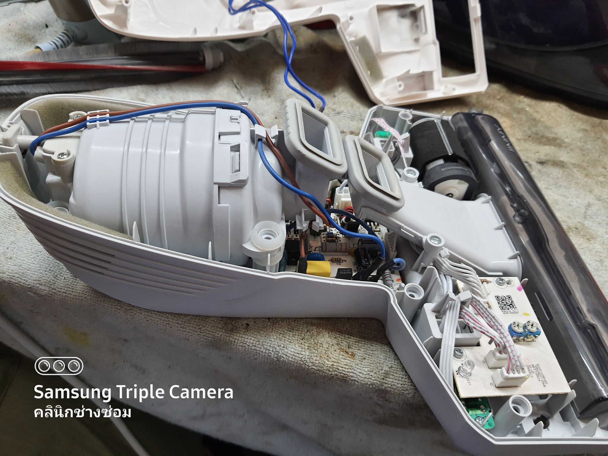 ซ่อมเครื่องดูดไรฝุ่น ยี่ห้อ JIMMY รุ่น JV11 อาการเครื่องไม่ทำงาน