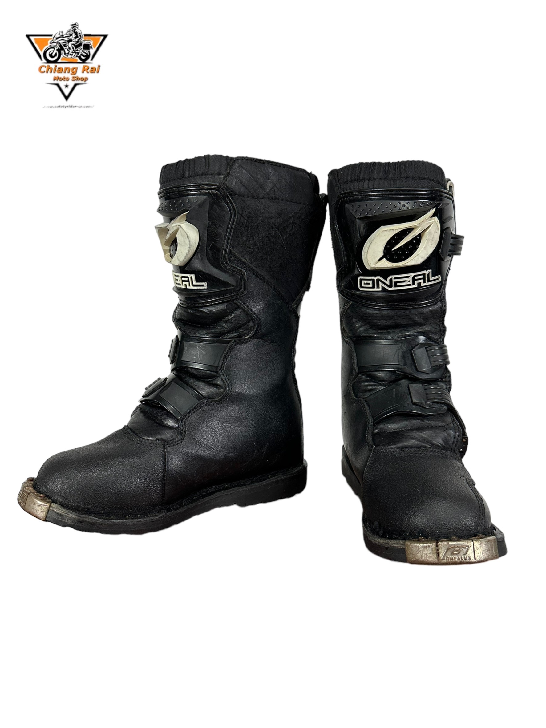 รองเท้าขี่มอเตอร์ไซด์( มือสอง) RCBS-220 Size ขนาดจากป้าย 34:EUR / 1.5:UK / 20:Cm.(ONEAL)