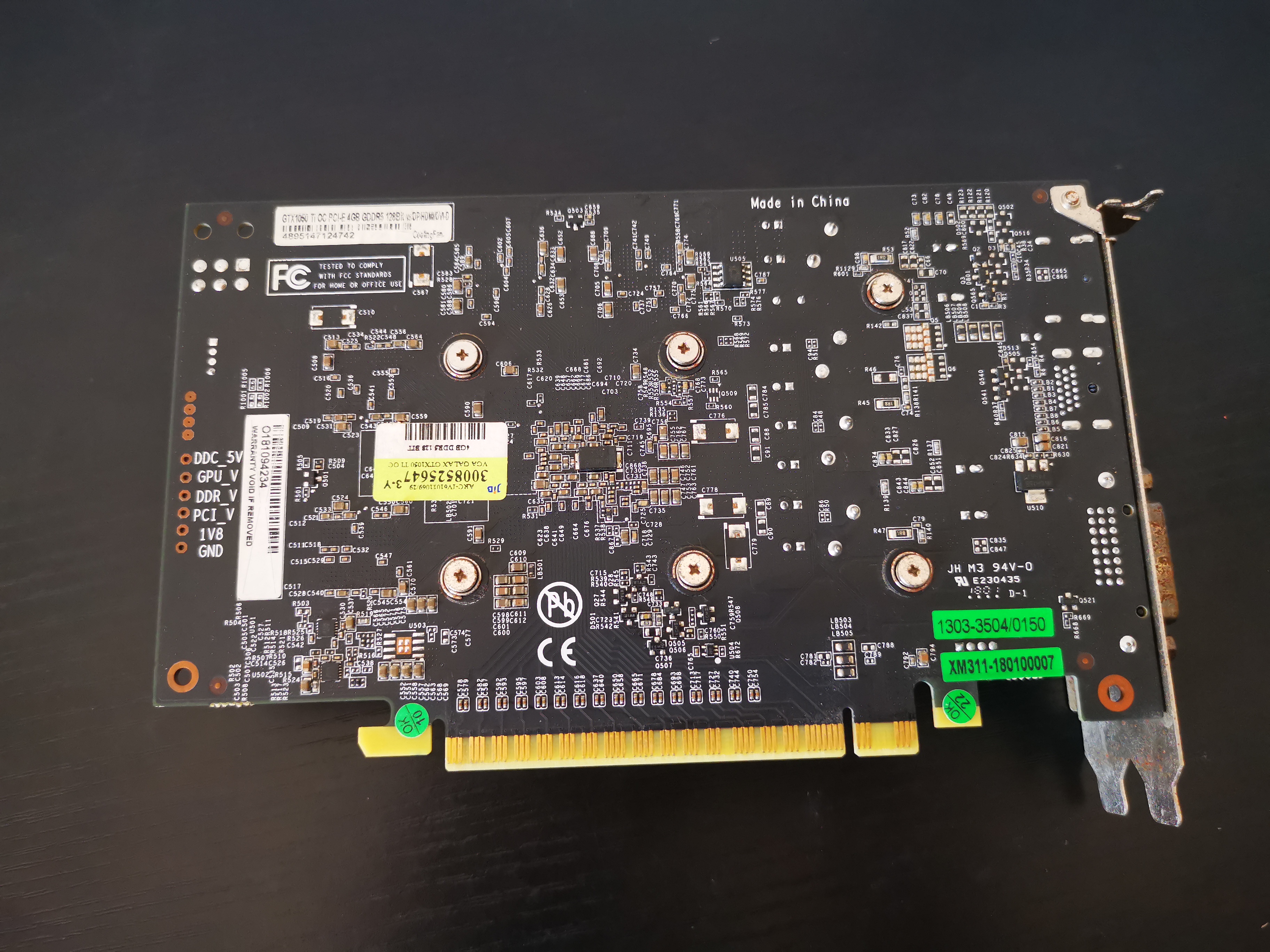 Galax GTX 1050ti OC 4GB GDDR5