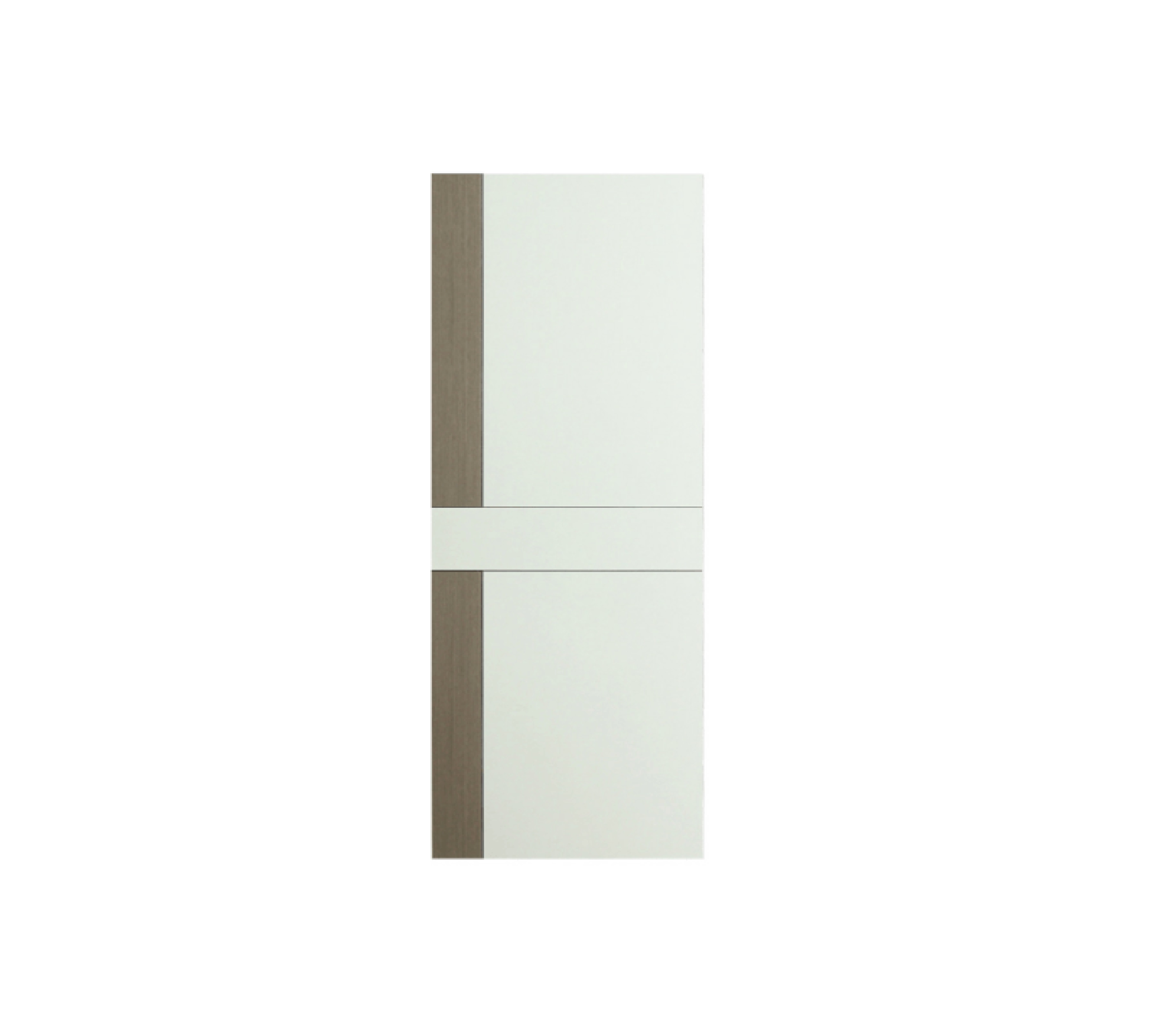 ประตูเมลามีน เซาะร่องดำ MD-MD28 80x200ซม. สีโอ๊คเทา-ขาว HOLZTUR