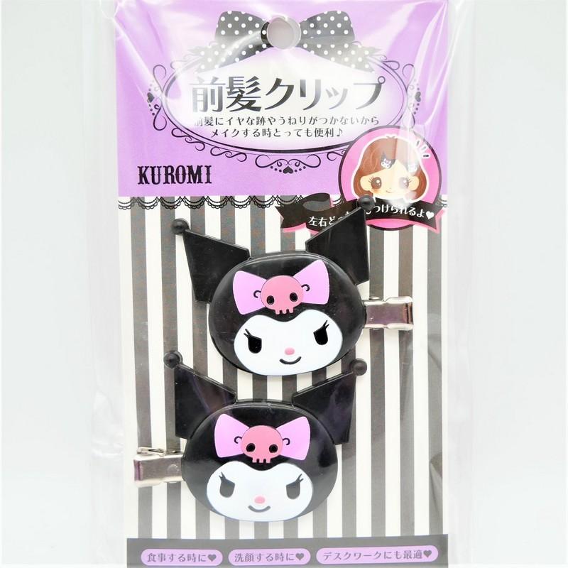 SANRIO CharactersHair Clip กิ๊บซานริโอ้ คุโรมิ Kuromi รวมตัวละครซานริโอ้ ของแท้ 100 %จาก ช้อปซานริโอ้ ญี่ปุ่น SANRIO SHOP