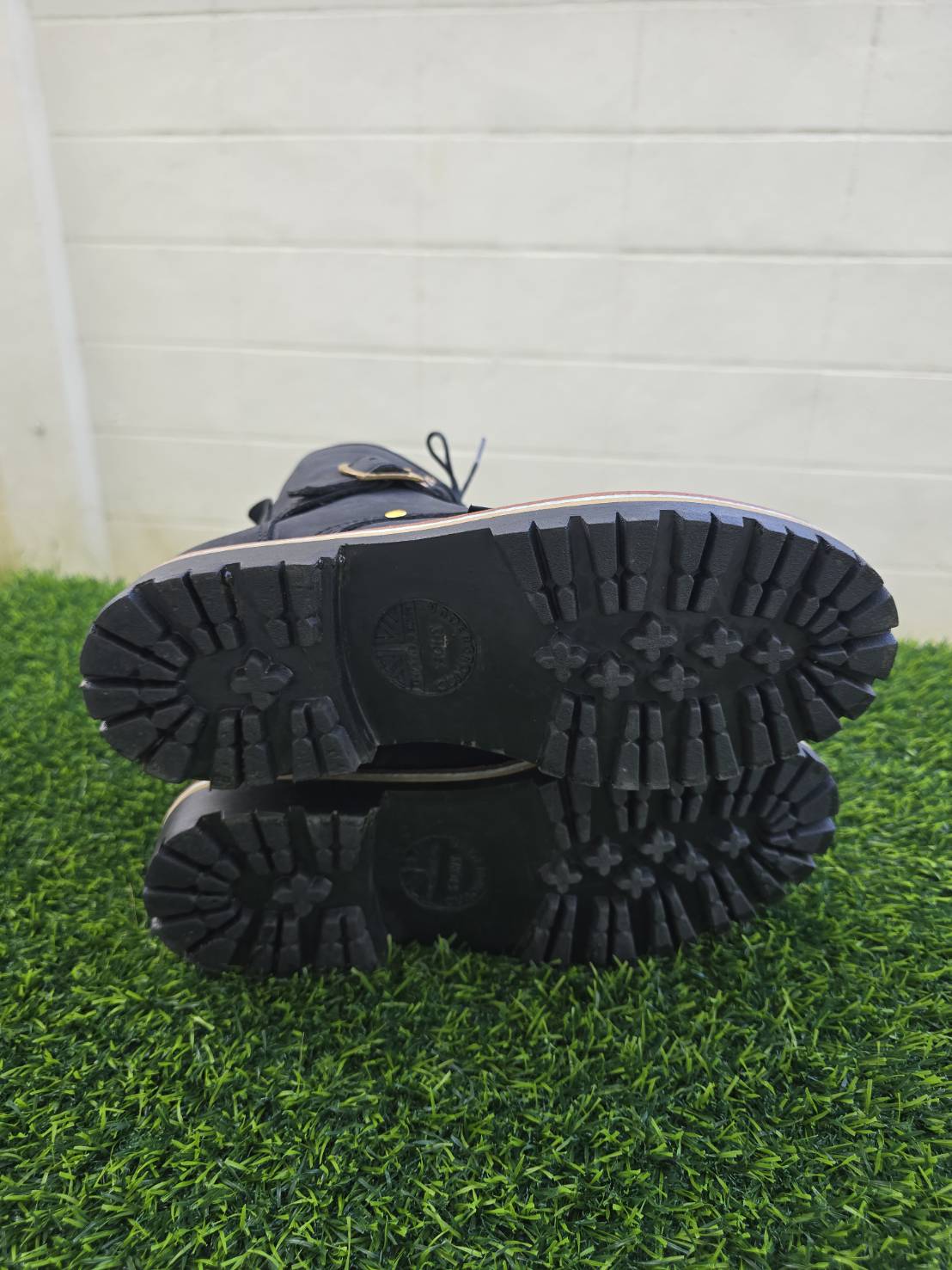 รองเท้าขี่มอเตอร์ไซด์หนังแท้ สไตล์คลาสสิค 🔺 รุ่น Moto-05(Fatboy) สีดำ