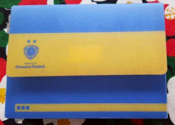 กล่อง ใส่ การ์ด นามบัตร ใส่ของ พกพา WCCF จากญี่ปุ่น World Club Champion Football ฟุตบอล Size : 10 x 7.5 cm