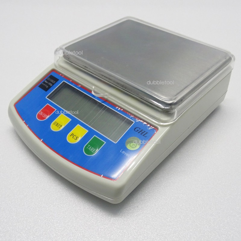 เครื่องชั่งดิจิตอล เครื่องชั่งทองดิจิตอล ทศนิยม2ตำแหน่ง Digital Scale 1000g/0.01g รุ่นDJ1002C ยี่ห้อGHL