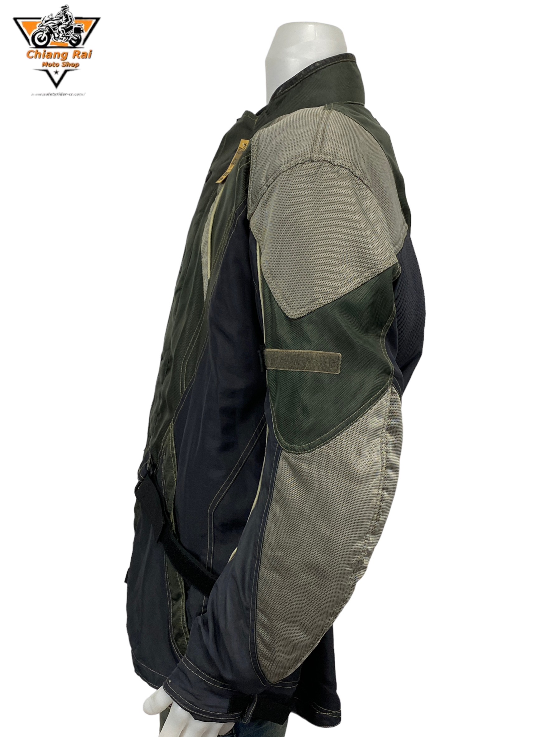 เสื้อขี่มอเตอร์ไซด์( มือสอง) RCTA 476: อก 52" ยาว 32" (XL) **MOTOLINE**