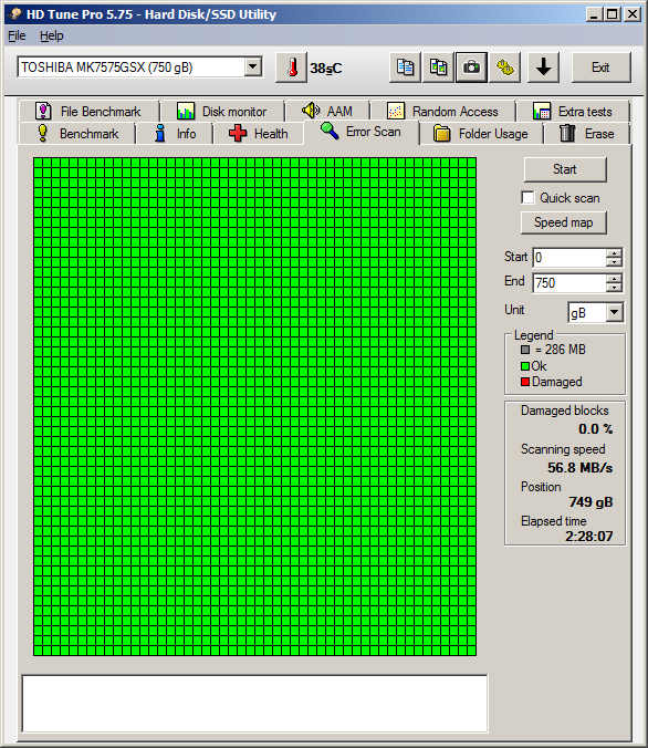 HDD NB Toshiba 750GB