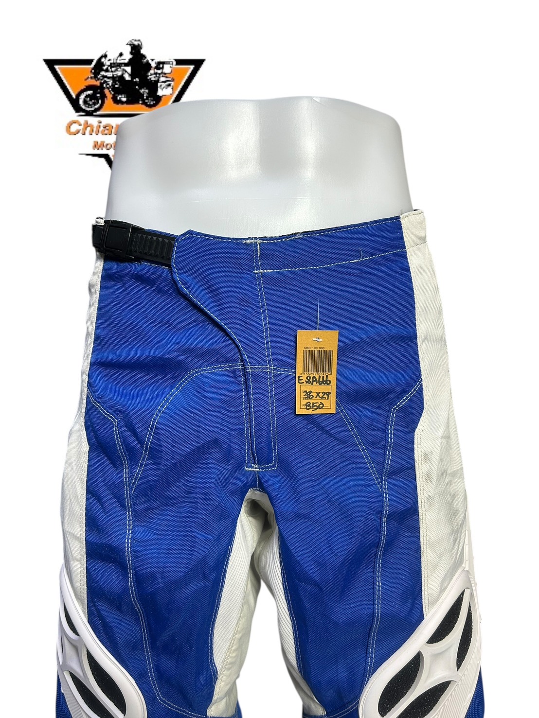 กางเกงขี่มอเตอร์ไซด์ ( มือสอง ) E&A 666: เอว 36" ยาว 29" **NOFEAR**