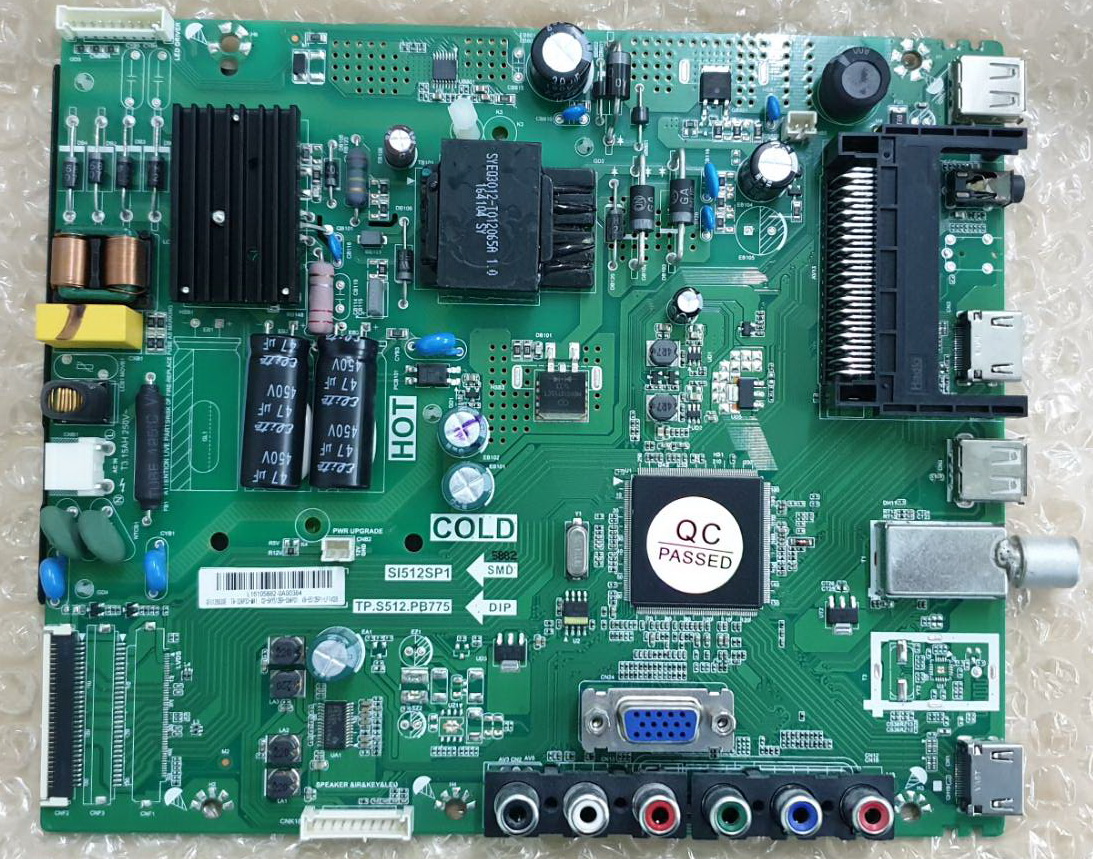 เมนบอร์ด TCL LED32D2920 TP.S512.PB775