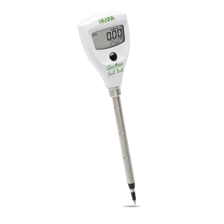 Gloline Soil Test™ Direct Soil Conductivity Tester เครื่องวัดค่าความนำไฟฟ้าของดิน (วัดปุ๋ยในดินว่ามีมากหรือน้อย) ยี่ห้อ Hanna รุ่น HI98331