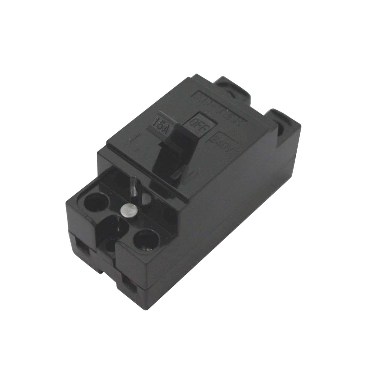 HI-TEK เบรกเกอร์ 2 เฟส 2P 15A รุ่น HT28 สีดำ