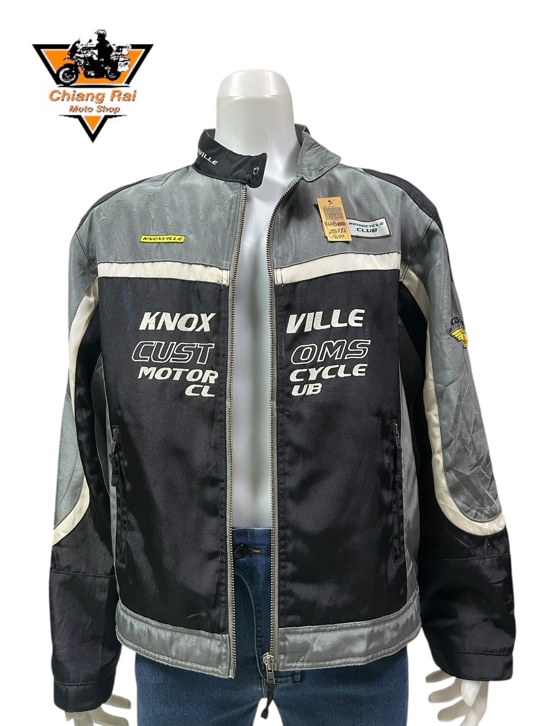 เสื้อขี่มอเตอร์ไซด์( มือสอง) CRSB 042 : อก 48" ยาว 26" (L) **ไม่มีการ์ด**