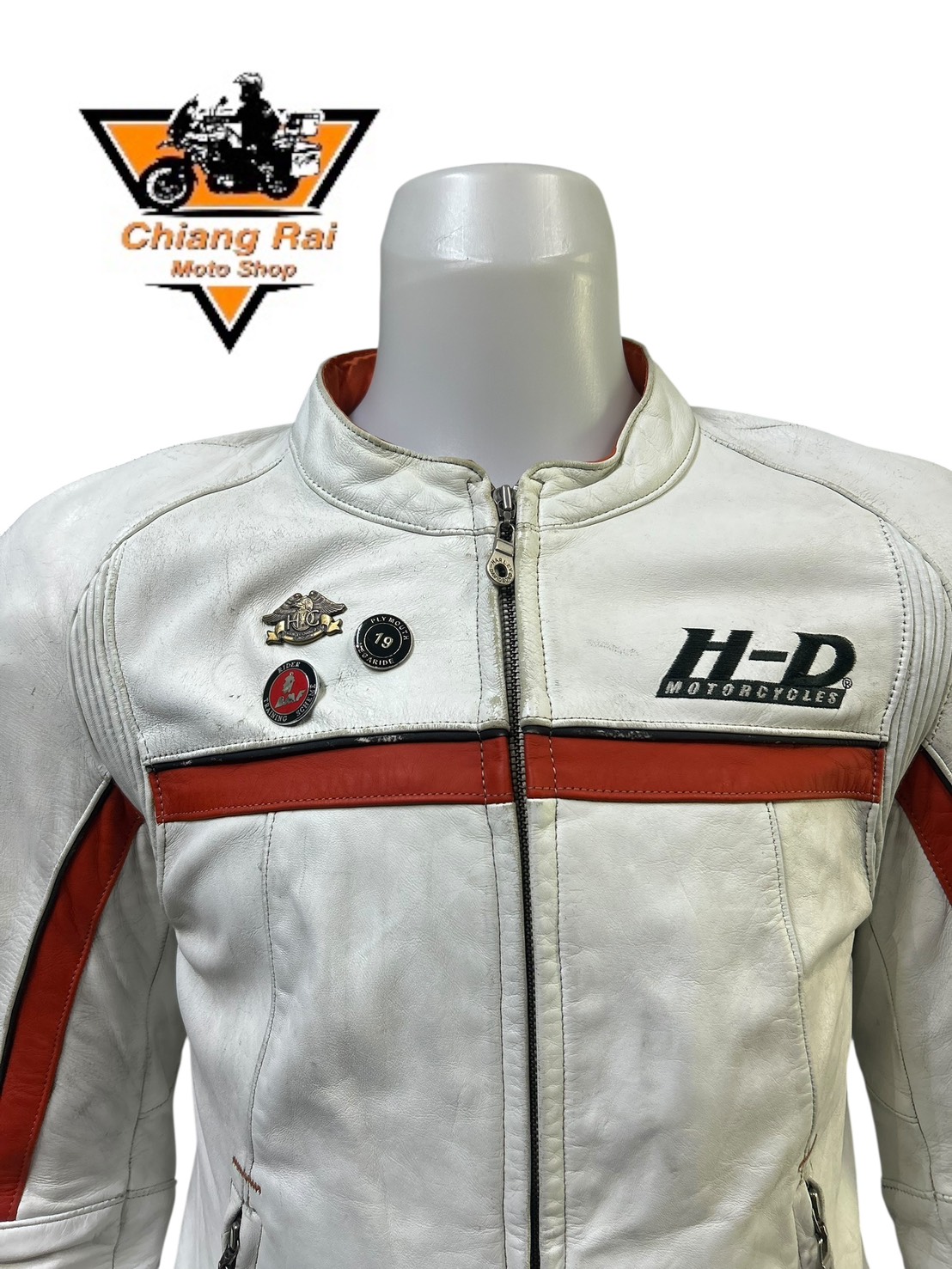 เสื้อขี่มอเตอร์ไซด์( มือสอง) CRSB 075 : อก 36" ยาว 27" (S) **Harley Davidson**