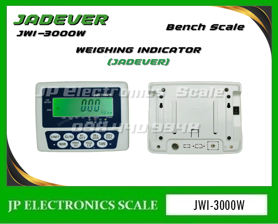 เครื่องชั่งดิจิตอล30kg เครื่องชั่งวางพื้น30kg เครื่องชั่งคุณภาพ30กิโลกรัม เครื่องชั่งน้ำหนัก30kg ตาชั่ง30กิโลกรัม กิโลดิจิตอล30kg เครื่องชั่ง30kg*2g ยี่ห้อ JADEVER รุ่น JWI-3000W ขนาดแท่นชั่ง 40*50cm.