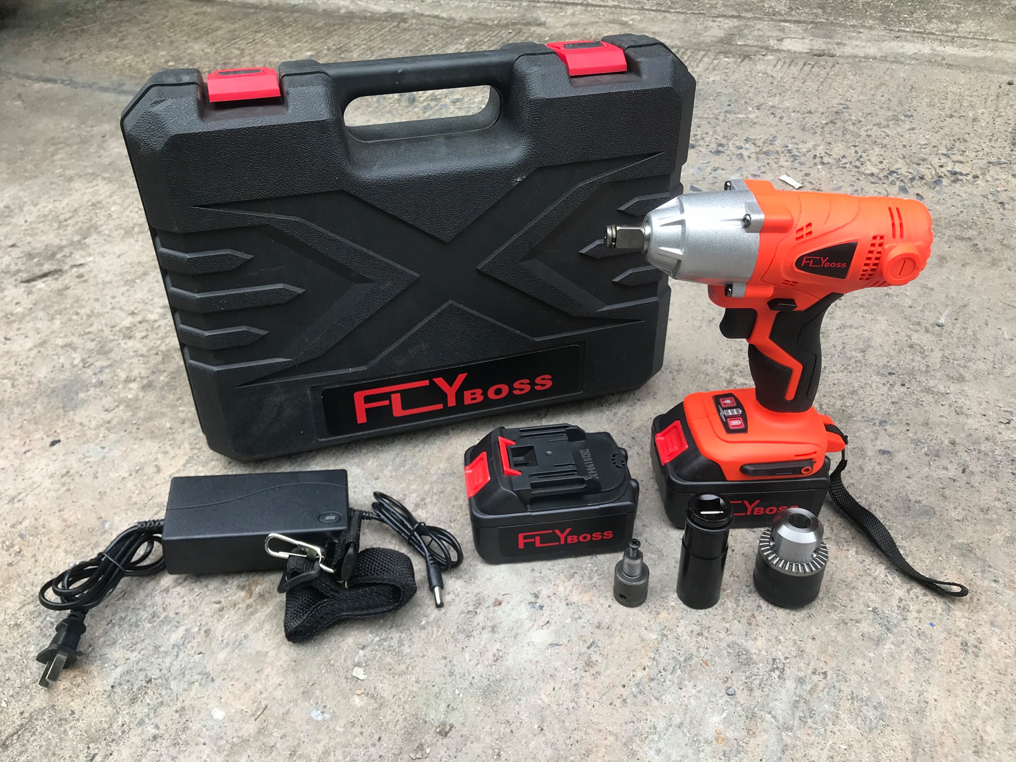 บล็อกแบต Flyboss 2in1 (ใช้ถอดน๊อตล้อรถยนต์)