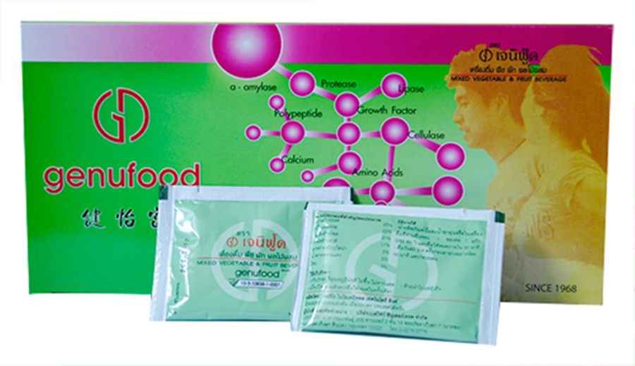 Genufood เอนไซม์เจนิฟู้ด เอนไซม์บำบัด (60 ซอง)