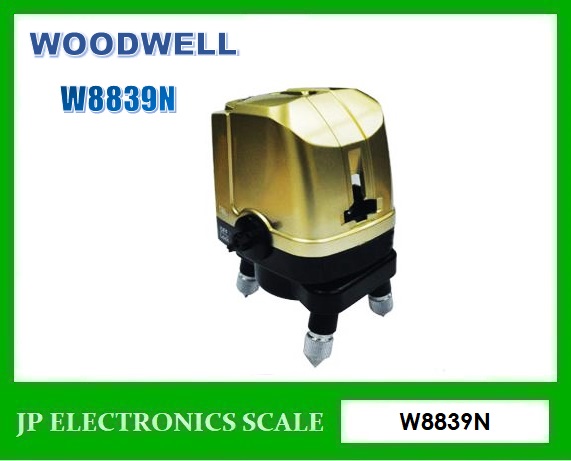 เครื่องทำระดับวางแนวแสงเลเซอร์ WOODWELL รุ่น W8839N ให้แนวแสงเลเซอร์ ทั้งหมด 3 แนว คือ ดิ่ง 2 แนว , ระนาบ 1 แนว , และแนวตัดด้านบน ( 2V, 1H, 1D)