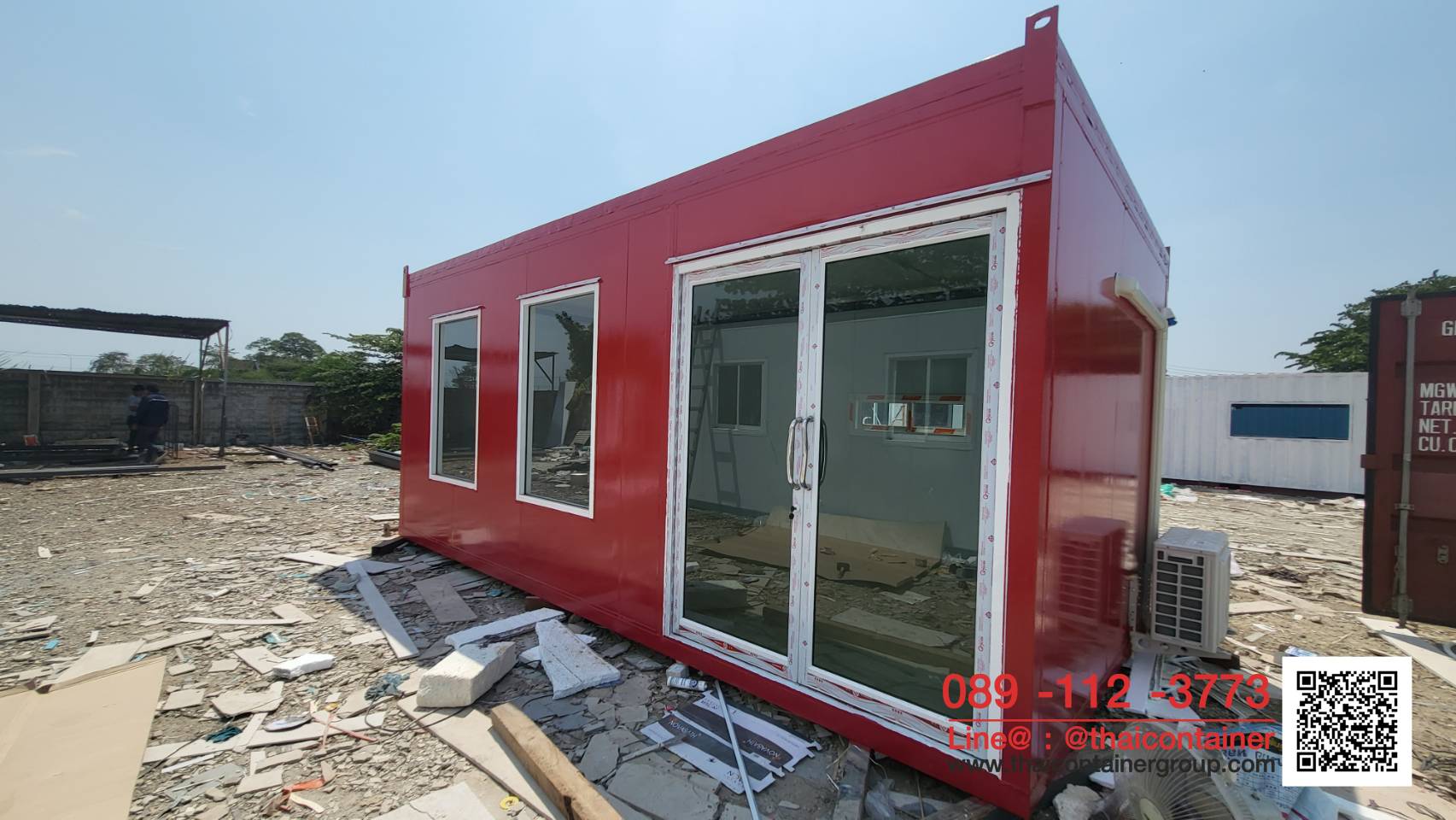 ตู้ออฟฟิต ผนัง สำเร็จรูป 3*6 ม. ผลิตตามแบบ