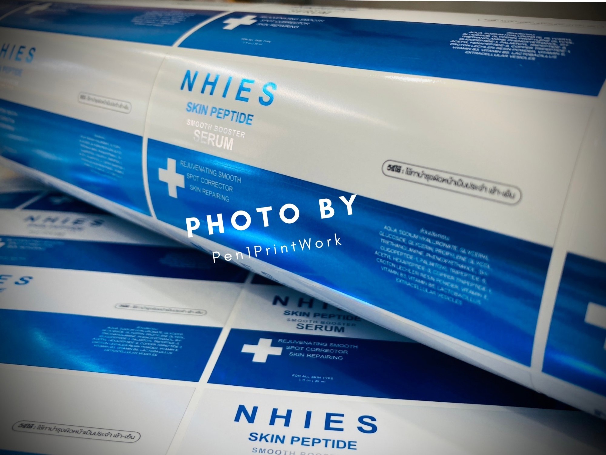 สติ๊กเกอร์ฉลากสินค้าฟอยล์เมทัลลิค