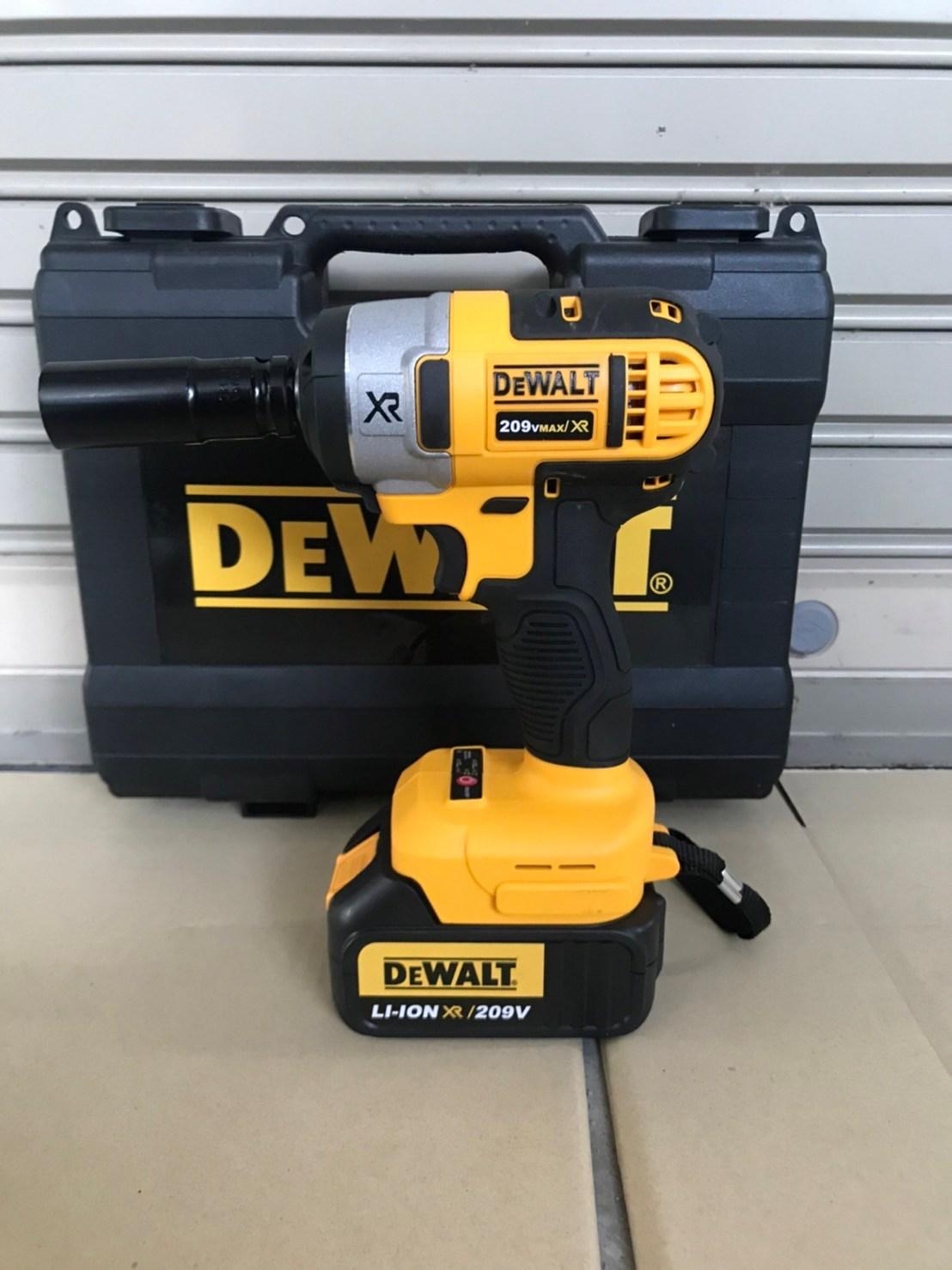 บล็อกไร้สาย Dewalt 209V ขนาด 4 หุน มอเตอร์บลัสเลส (BRUSHLESS)