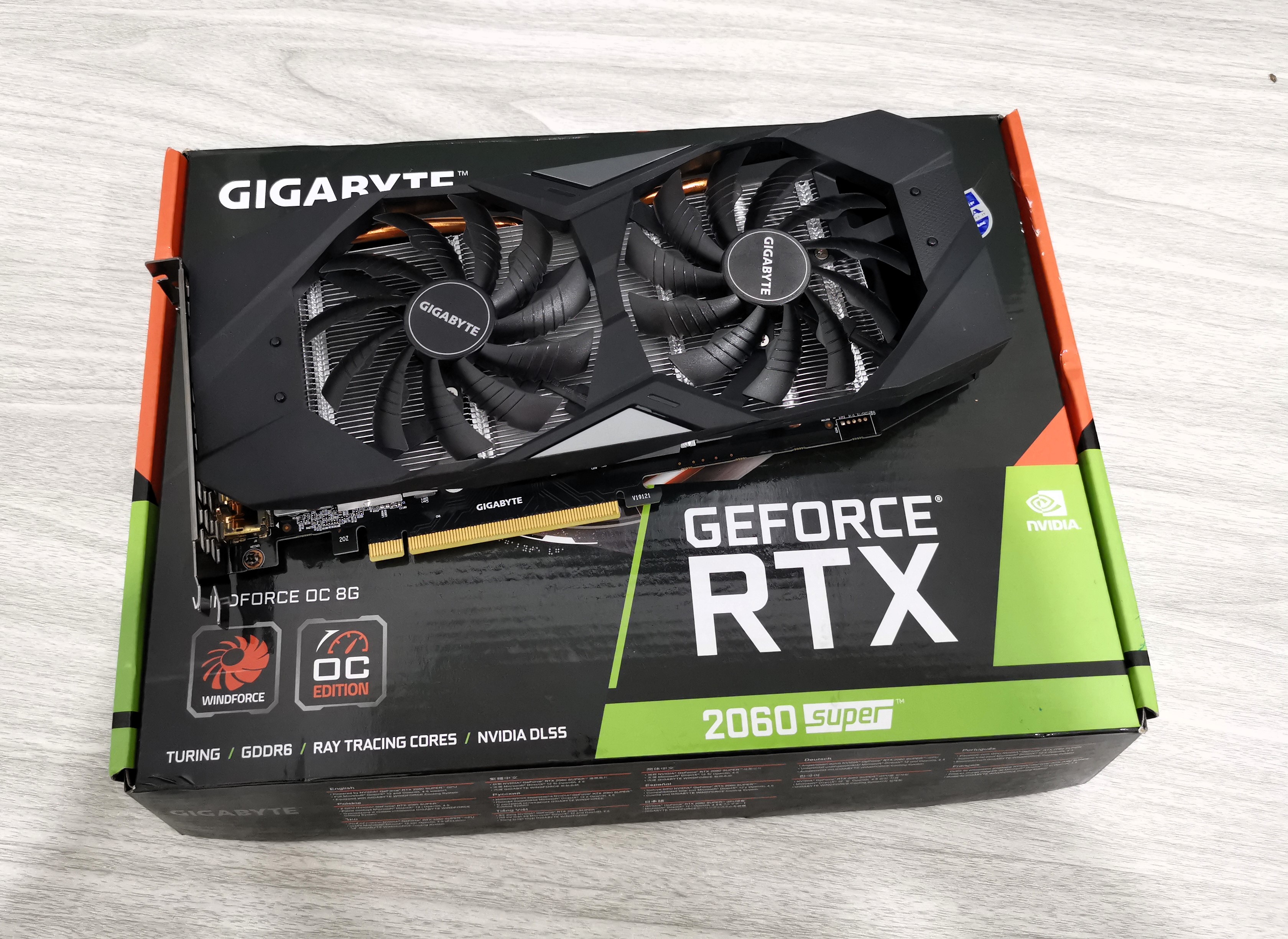 Gigabyte RTX 2060 SUPER Windforce OC 8GB GDDR6