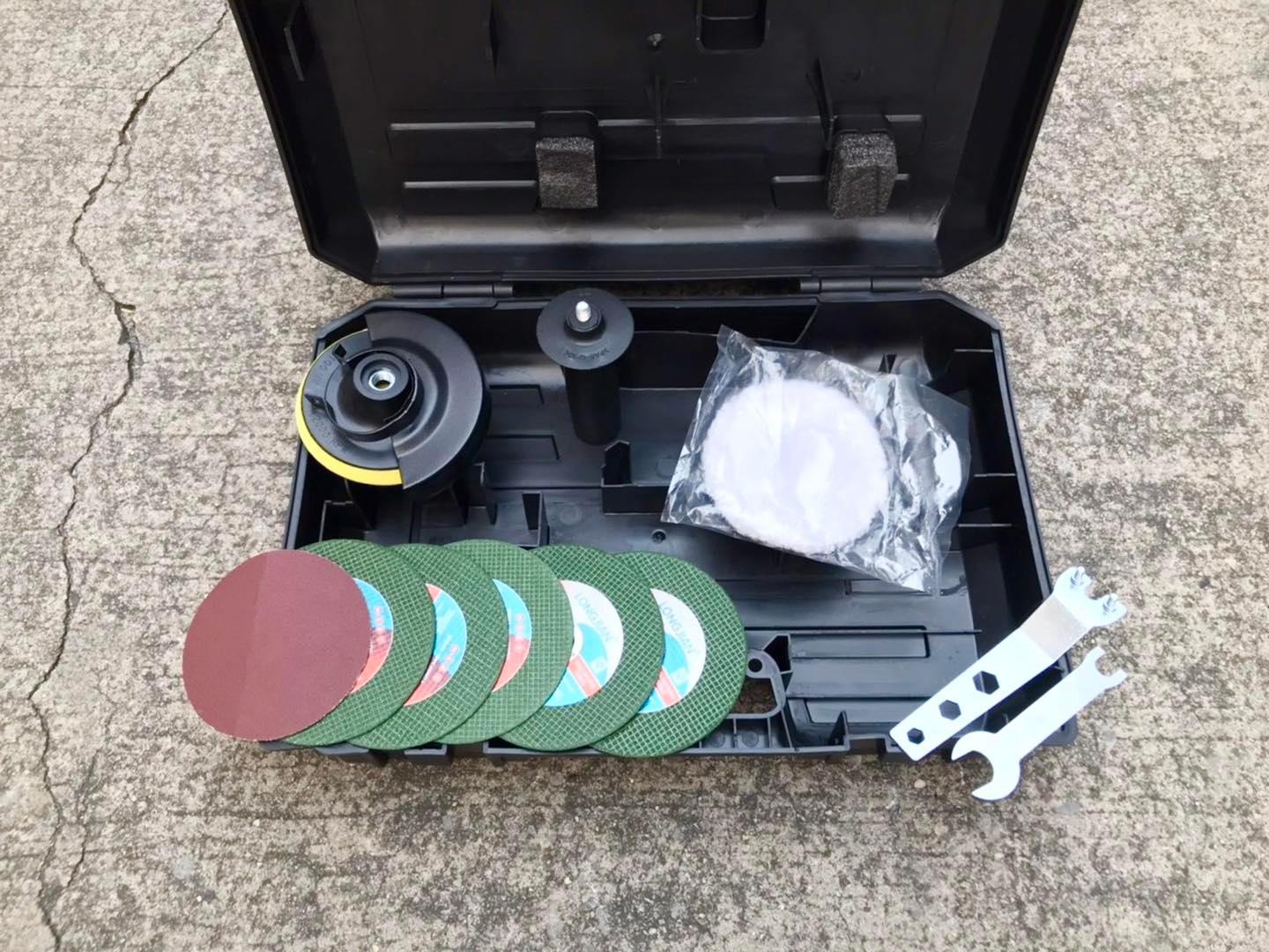 หินเจียไร้สาย STR รุ่น 199Vf แถม ชุดหัวพุ่มไม้ต่อเจีย และอุปกรณ์ในกล่อง