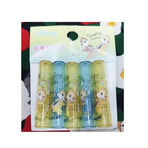 Disney Chip& Dale Pencil cap study time ปลอกดินสอ / ฝาสวมดินสอ ชิป เดล จากญี่ปุ่น น่ารัก สุดคุ้ม 1 แพ๊ค มี 5 ชิ้นค่ะ