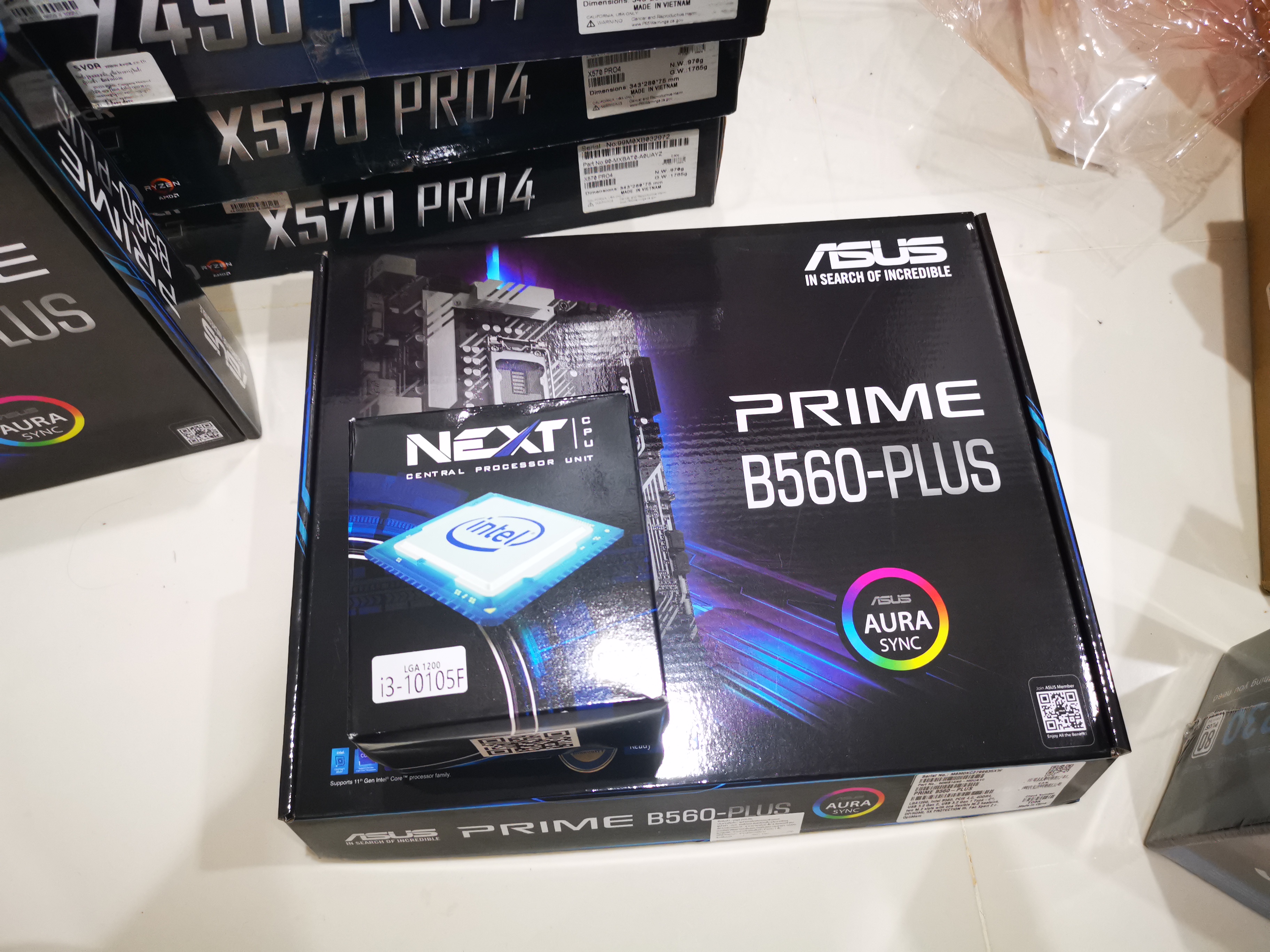 CPU I3 10105F มัดรวมบอร์ด(บอร์ดเลือกรุ่นได้)