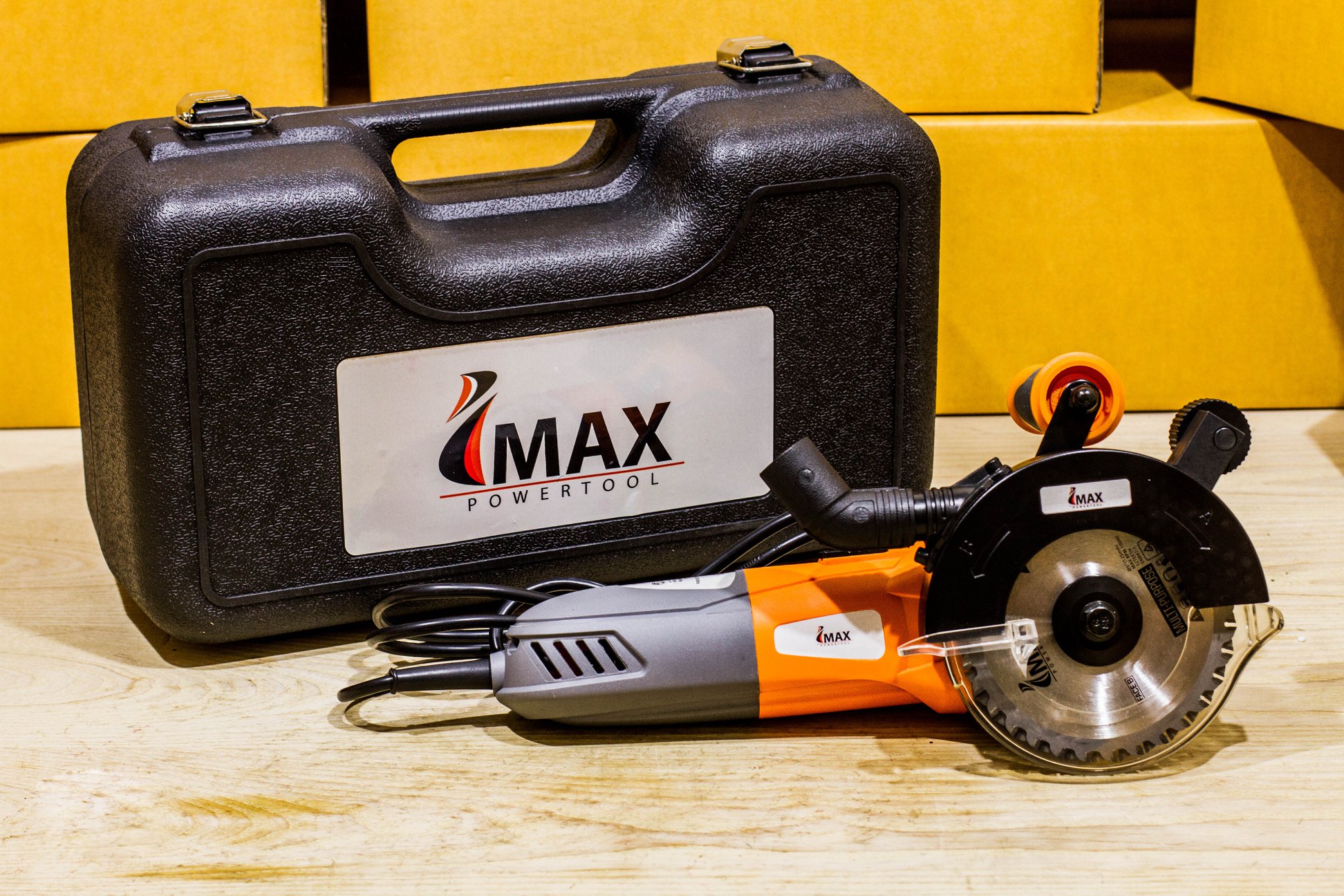 IMAX เลื่อยไฟฟ้าใบมีดคู่ 1200w