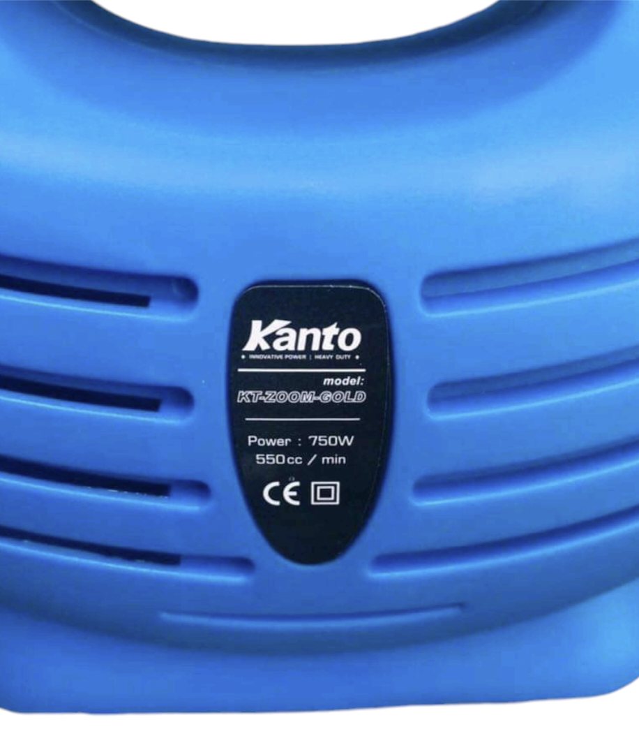 กาพ่นสีไฟฟ้ายี่ห้อ KANTO รุ่น KT-ZOOM-GOLD (รุ่นถังพลาสติก) แต่แถมมากกว่าเดิม รวม 3 ถัง