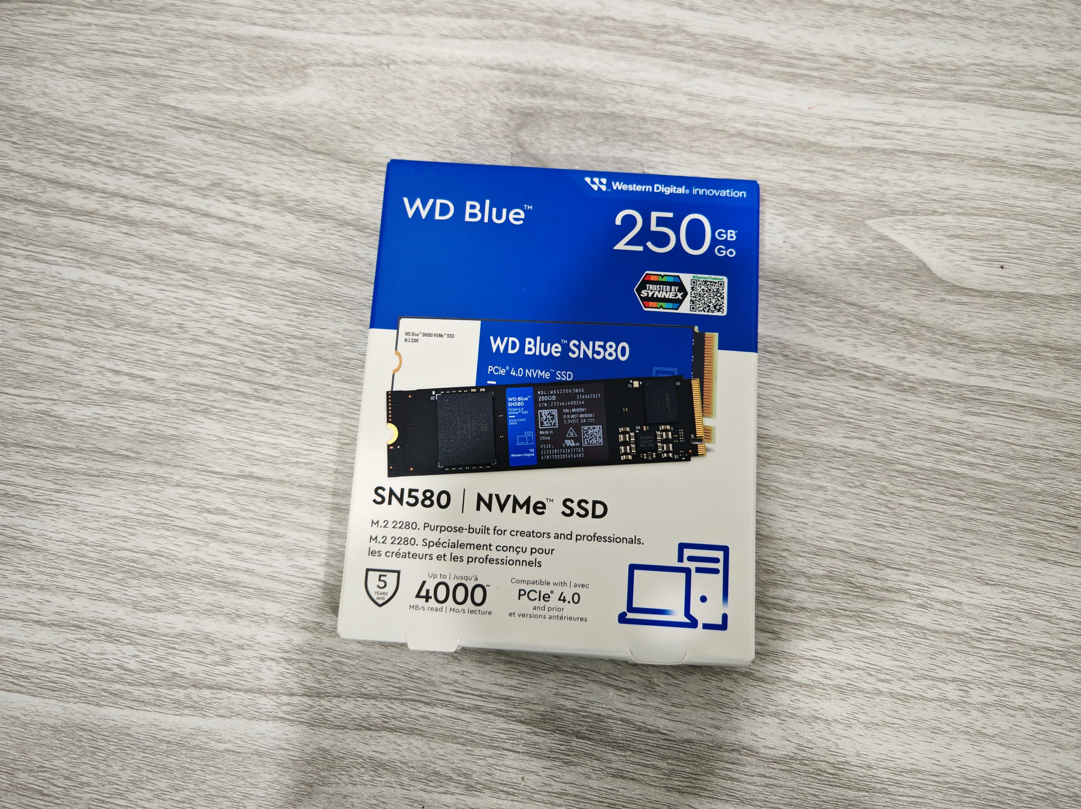 SSD M.2 WD Blue SN580 250 GB