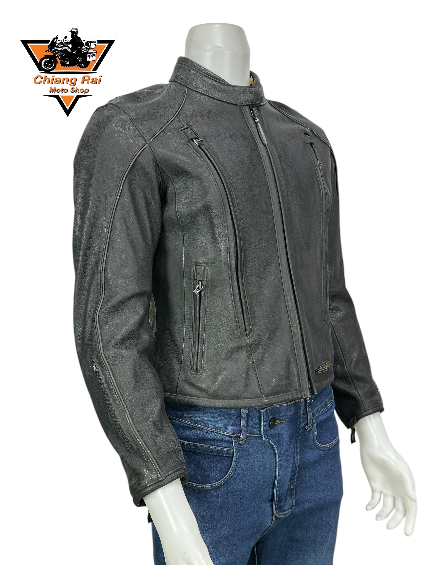 เสื้อขี่มอเตอร์ไซด์( มือสอง) RCSA 969 : อก 36-38" ยาว 21" (S) **Harley Davidson**