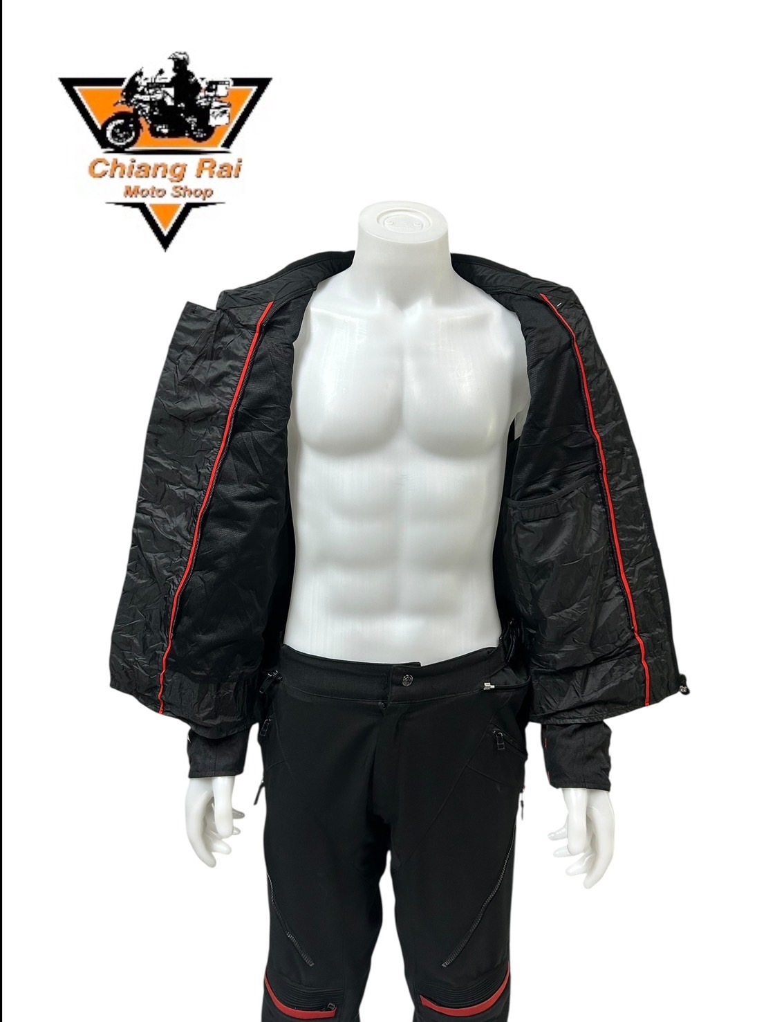 เสื้อขี่มอเตอร์ไซด์( มือสอง) CRSB 043 : อก 46" ยาว 25" (L) **Ixon**