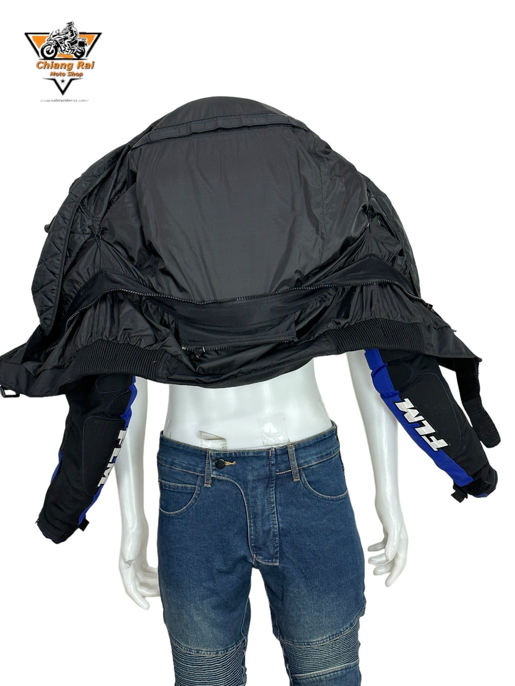 เสื้อขี่มอเตอร์ไซด์( มือสอง) RCSA 886 : อก 52" ยาว 25" (XL) **FLM**