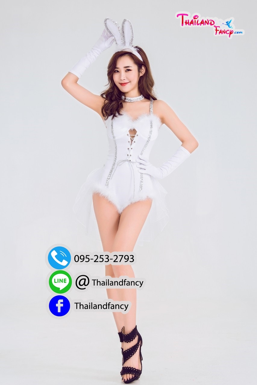 ชุดคอสเพลย์บันนี่เกิร์ล Cosplay Bunny ชุดกระต่ายบันนี่ ชุดกระต่ายวันพีช ชุดเพลย์เกิร์ล ชุดพีอาร์ ชุดแฟนซีสัตว์ ชุดแฟนซีกระต่ายสีขาวพร้อมหูกระต่ายเข้าเซ็ท