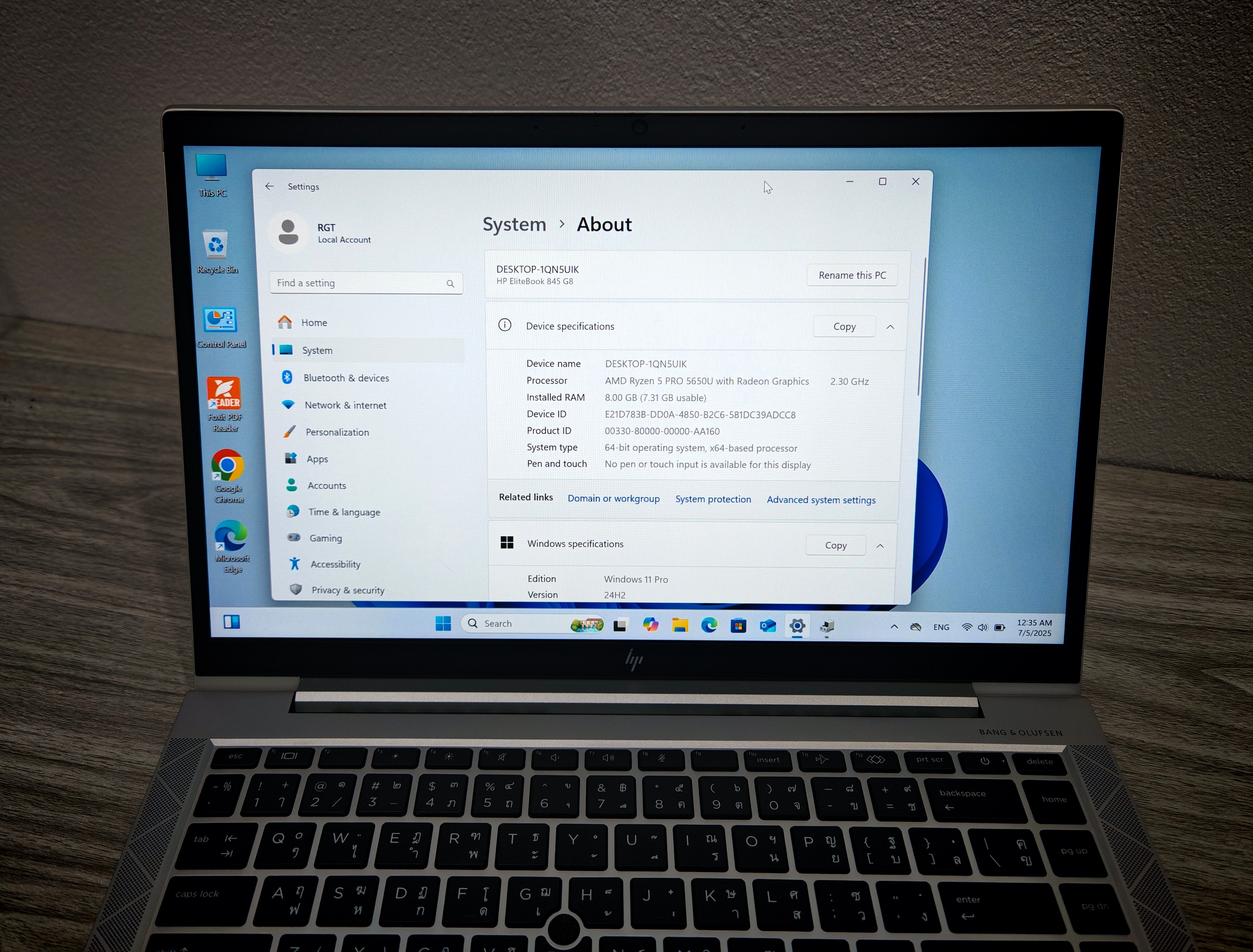 HP EliteBook 845 G8