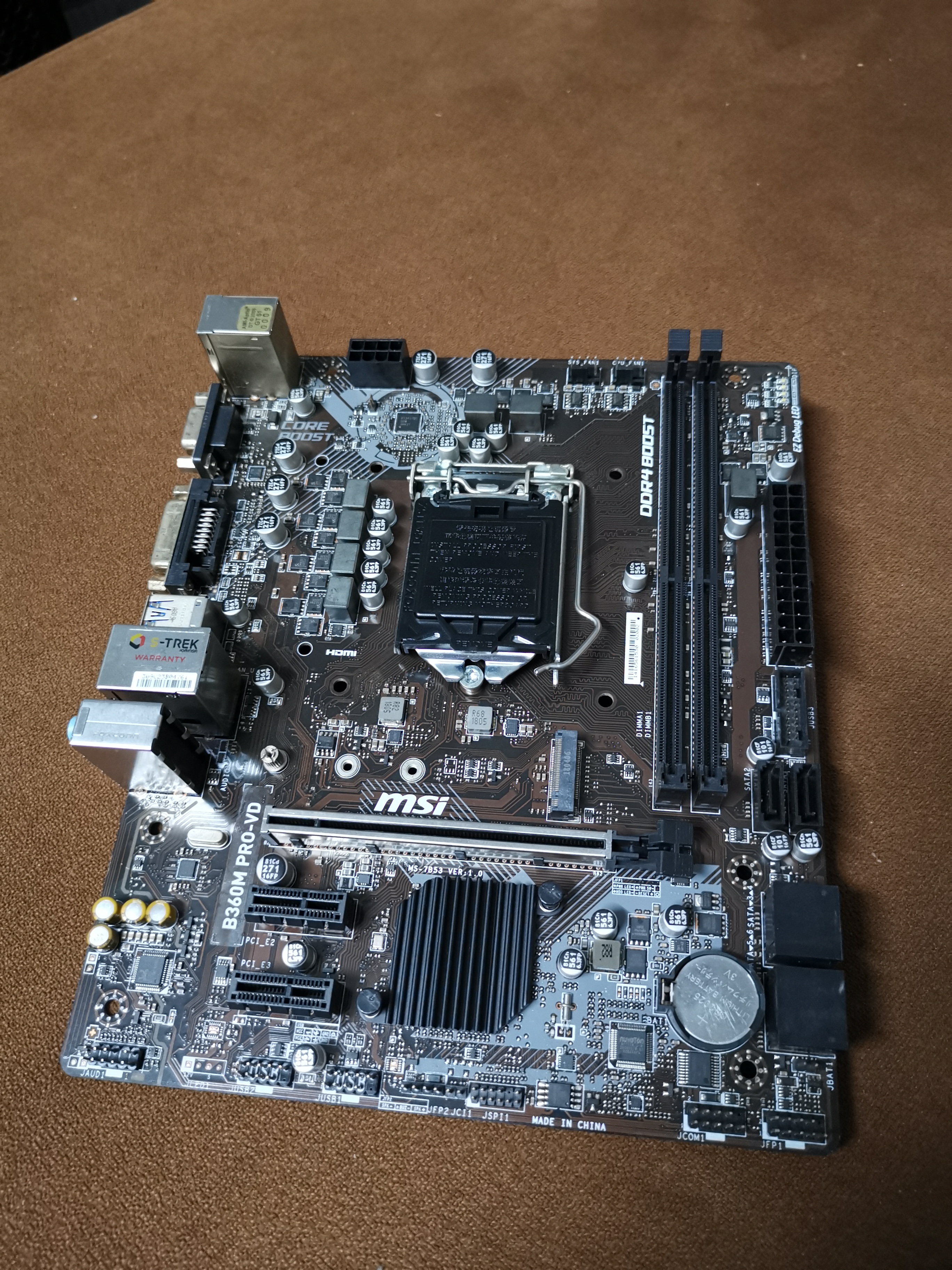 M/B MSI B360M PRO-VD